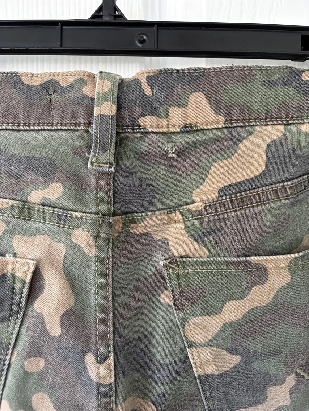 Hudson Jeans Women’s Camo Skinny Jeans - Green & Tan